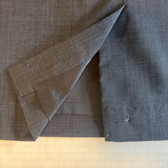 Banana Republic Skirt Womens 8 Charcoal Gray Wool Lined Short Pencil Stretch - Picture 8 of 12